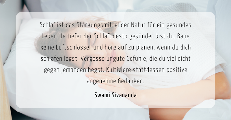 Meditationsübungen zum Einschlafen